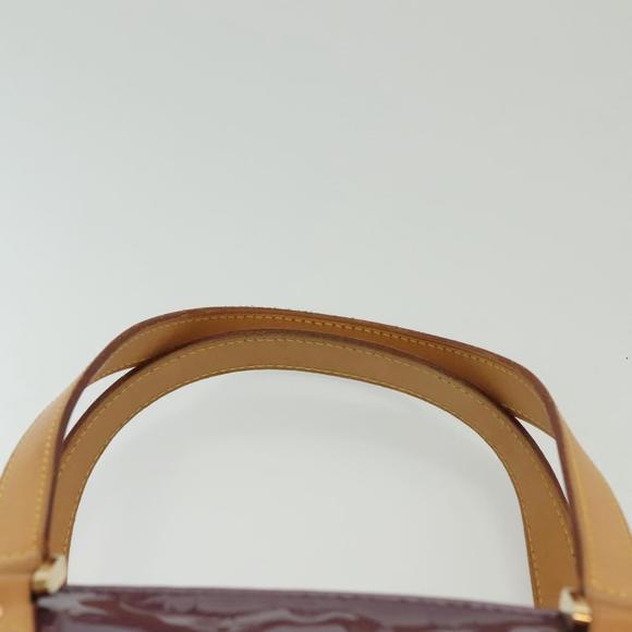 LOUIS VUITTON Monogram Vernis Houston Hand Bag Purple Viole M91093 Auth 137842 - Picture 8 of 16